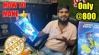 How to make led photo frame 🖼️ 100 handmade  maazranchi completeart ledlight Completeart [upl. by Liarret]