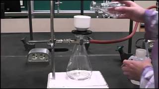 TRU Chemistry Labs How To Do Buchner Funnel Vacuum Filtration [upl. by Vada]