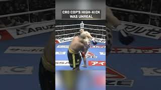 Cro Cop’s highkicks were UNREAL 😤 mirkocrocop knockout kickboxing [upl. by Mulligan]