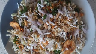 Puffed Rice MasalaJhalmuriQuick snack recipe [upl. by Cochran]