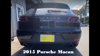 2015 Porsche Macan Rear muffler deletes [upl. by Gunilla]