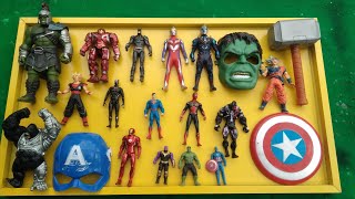 collect various toys from Airon Man Thor Captain America Sepaiderman Hulk King Kong etc [upl. by Tehcac811]