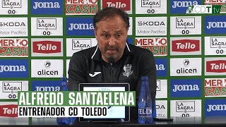 📹 PREVIA VILLARROBLEDO  Alfredo Santaelena entrenador del CDToledo [upl. by Aryt]