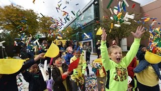 LEGOLAND Discovery Center Breaks Ground in Philadelphia 2016 [upl. by Wanfried]