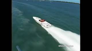 1990 Ohio Steel 42 Fountain Powerboat Key West FL Offshore Powerboat racing [upl. by Mcfarland398]