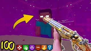 Minecraft Kino Der Toten but its GUN GAME BO3 Zombies [upl. by Akehsar]