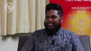 GSR 19 INTERVIEW Anfemee Mallrme Regulatory Telecommunications Regulation Authority Micronesia [upl. by Emogene]