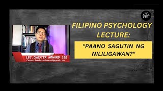 FILIPINO PSYCHOLOGY LECTURE PAANO SAGUTIN NG NILILIGAWAN [upl. by Lance]