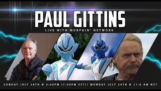 Paul Gittins Jungle Fury Shark Ranger Live Interview [upl. by Aerda30]