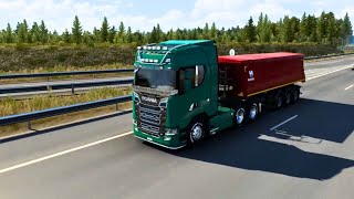 Francia  Scania S  Wielton Trailer  De Burdeos a Bayona  ETS2 [upl. by Nolyk]