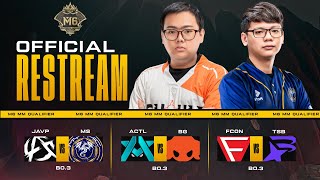 M6  Myanmar 🇲🇲 Qualifier Week2 Day1 ပွဲစဉ်​​များ Myanmar​​ 🇲🇲 Casting CasterZyZyy and Blank [upl. by Shere]