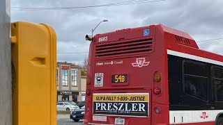 TTC 54B Lawrence East From Midland Ave To Greencrest Circuit [upl. by Onstad]