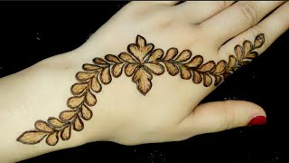 Diwali Special Mehndi Design  Back Hand Mehndi Design  Mehndi Ka Design [upl. by Aihseuqram]