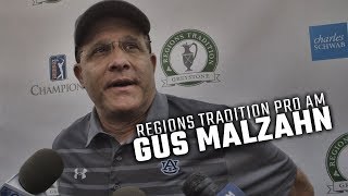 Gus Malzahn talks graduate transfers UCF at Regions Tradition [upl. by Nalniuq]