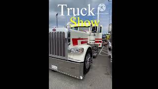 Truck Show Mayberry Chrome Shop shorts kenworth peterbilt freightliner justhankinaround [upl. by Adnofal]