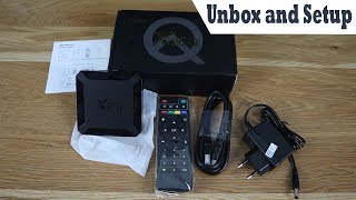 Unboxing X96Q Android TV Box  Install and Setup [upl. by Jeno942]