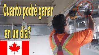 Como es mi trabajo en Canada en construccionverano [upl. by Padraig924]