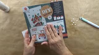 Kerst kaarten uit diy kerstblok action [upl. by Sorvats]