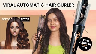 😱Trying ViralAutomatic Hair Curler From Amazon Urbanyog Automatic Hair Curler Review [upl. by Leonora]