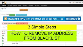 How to Remove IP Address from Blacklist 2023  SpamRats CBL Spamhaus Barracuda [upl. by Junia413]