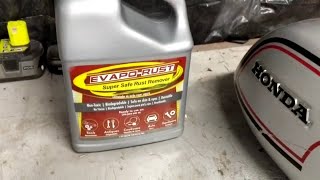 Evoporust review will it clean rust from inside gas tank [upl. by Rochelle]