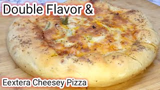 Double Flavor Pizza Recipe  Chicken Pizza Recipe With Homemade pizza Sauce [upl. by Bezanson]