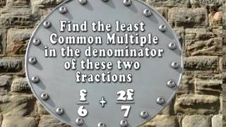 Adding and Subtracting with Unlike Denominators by Shmoop [upl. by Keeley663]