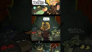 Why You Dont Put A Toaster In The Bathtub  Amphibia Comic Dub Shorts [upl. by Jecho]