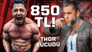 THOR VÜCUDU 850 LİRA BOB GYMDE KOL ANTRENMANI BİCEPS [upl. by Vala873]