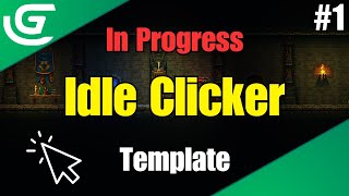 Making Idle Clicker in GDevelop  Template in progress [upl. by Adiehsar]