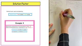 Calulating Dilution Factor [upl. by Morse]