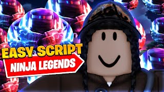 NEW Best Ninja Legends Auto Farm Script Unlock All [upl. by Aerdnaeel]