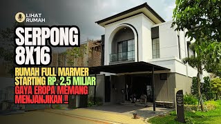 Rumah Full Marmer harga murah meriah  Hiera  Cluster Welton  Type 8  Ukuran 8x16  2024 [upl. by Nwahsid]