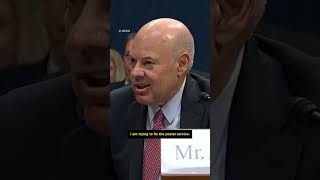 Postmaster General covers his ears from House Republican questioning during Oversight hearing news [upl. by Ettedanreb]