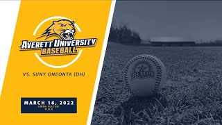 Averett baseball vs SUNY Oneonta DH [upl. by Ahsaet]