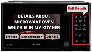 Explained Samsung Microwave oven all Features  You should know how to make food in Microwave oven [upl. by Ader]