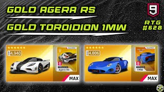 Asphalt 9  GOLD Agera RS amp GOLD Toroidion 1MW  RTG 628 [upl. by Breskin]