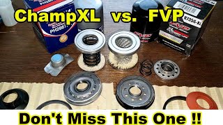 ChampXL PH2867XL Oil Filter Cut Open vs FVP R7356XL Oil Filter Cut Open Comparison [upl. by Kcirdle]