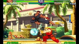 Street Fighter Alpha 3 PS1  play as Evil Ryu [upl. by Brubaker118]