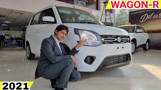 Maruti Wagon R 2021  On Road Price Mileage Specifications Hindi Review [upl. by Sasnak12]