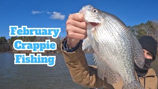 February Crappie Fishing with Livescope Footage [upl. by Philps]