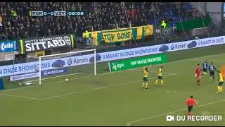 Bryan Linssen goal Fortuna Sittard 0 Vs Vitesse 1 [upl. by Cha]