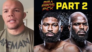 MMA Pros Pick ✅ Curtis Blaydes vs Jairzinho Rozenstruik  Part 2 👊 UFC 266 [upl. by Yard]