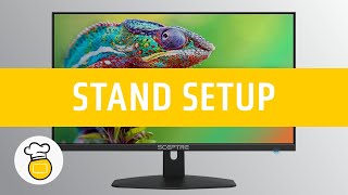 Sceptre 24quot Gaming Monitor Stand Setup [upl. by Elakram910]