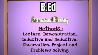 Methods  LectureDemonstrationInductive and DeductiveObservationProject and Problems solving🤐🥺😝💗 [upl. by Burbank]