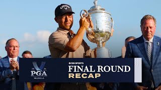 Xander Schauffele 21 wins 2024 PGA Championship I FINAL ROUND RECAP I CBS Sports [upl. by Eiliah]