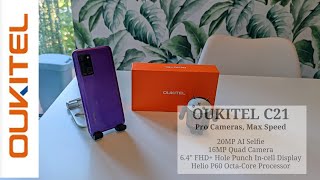 OUKITEL C21 Purple  Unboxing [upl. by Nikolai796]