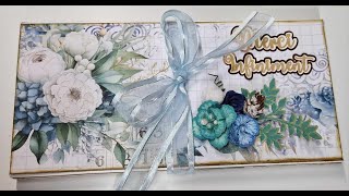 Tuto Pochette Plaquette de chocolat collection Vintage Moment Florju Designs [upl. by Esened]