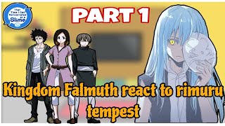 falmuth kingdom react to rimuru tempest  part 1  Gacha Reaction [upl. by Orsini]