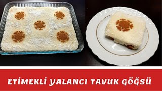 Etimekli Yalancı Tavuk Göğsü Tatlısı  Tam Bir Lezzet Harikası  Tatlı Tarifleri [upl. by Kyre289]